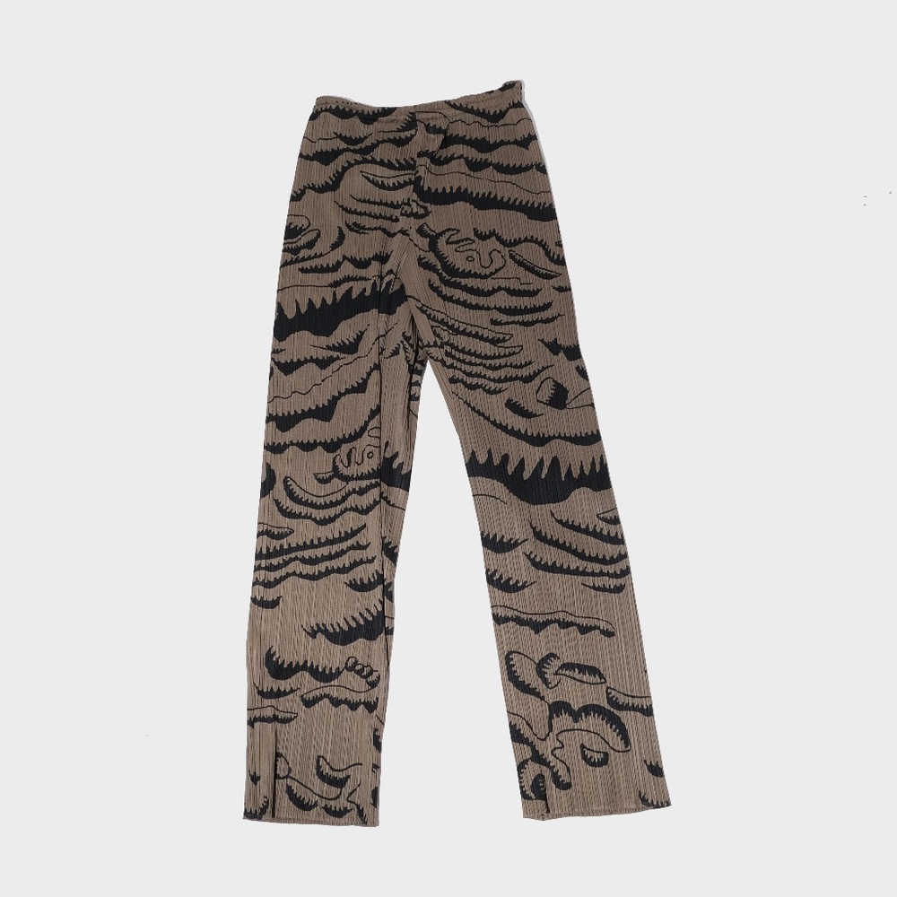 vintage issey miyake pleats please printed pants